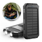 Solar Power Bank Portable Waterproof Phone Charger for Camping
