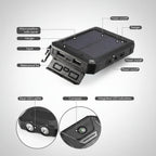 Solar Power Bank Portable Waterproof Phone Charger for Camping