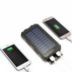 Solar Power Bank Portable Waterproof Phone Charger for Camping