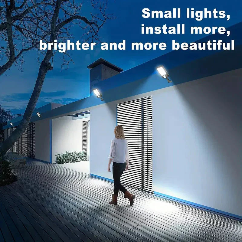 Solar LED Flood Light with Motion Sensor Outdoor Security Light