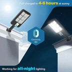 Solar LED Flood Light with Motion Sensor Outdoor Security Light