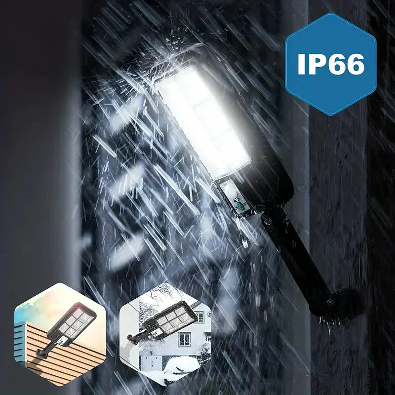 Solar LED Flood Light with Motion Sensor Outdoor Security Light