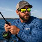 Polarized UV400 Fishing Sunglasses for Men Anti-Glare Wraparound