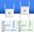5G WiFi Signal Booster Wireless Range Extender Router Device