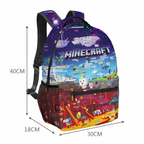 Video Game Backpack Rucksack Square Laptop Bag