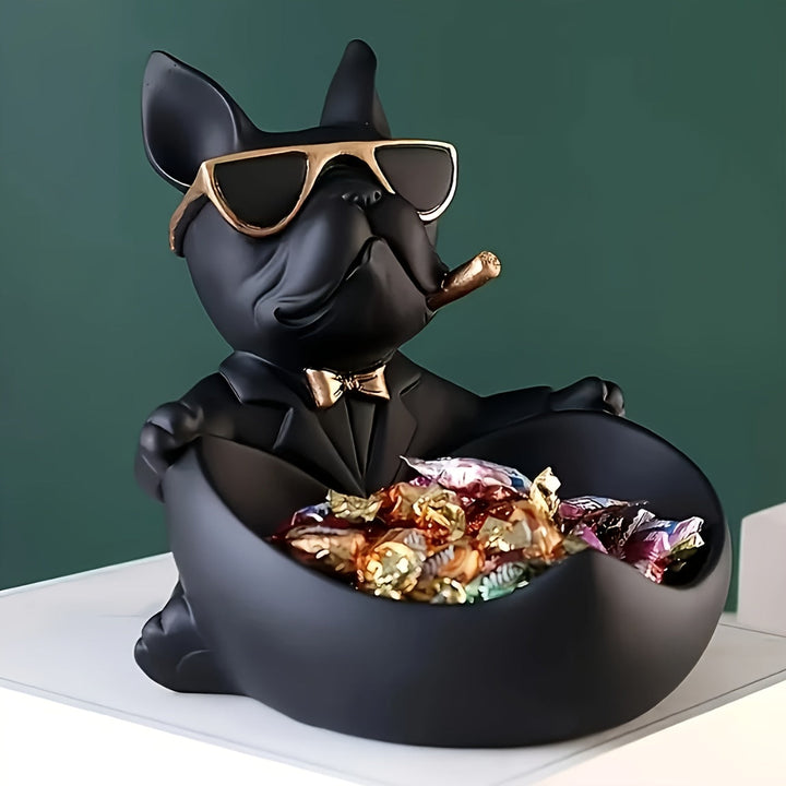 Bulldog Decorative Tray for Home Decoration