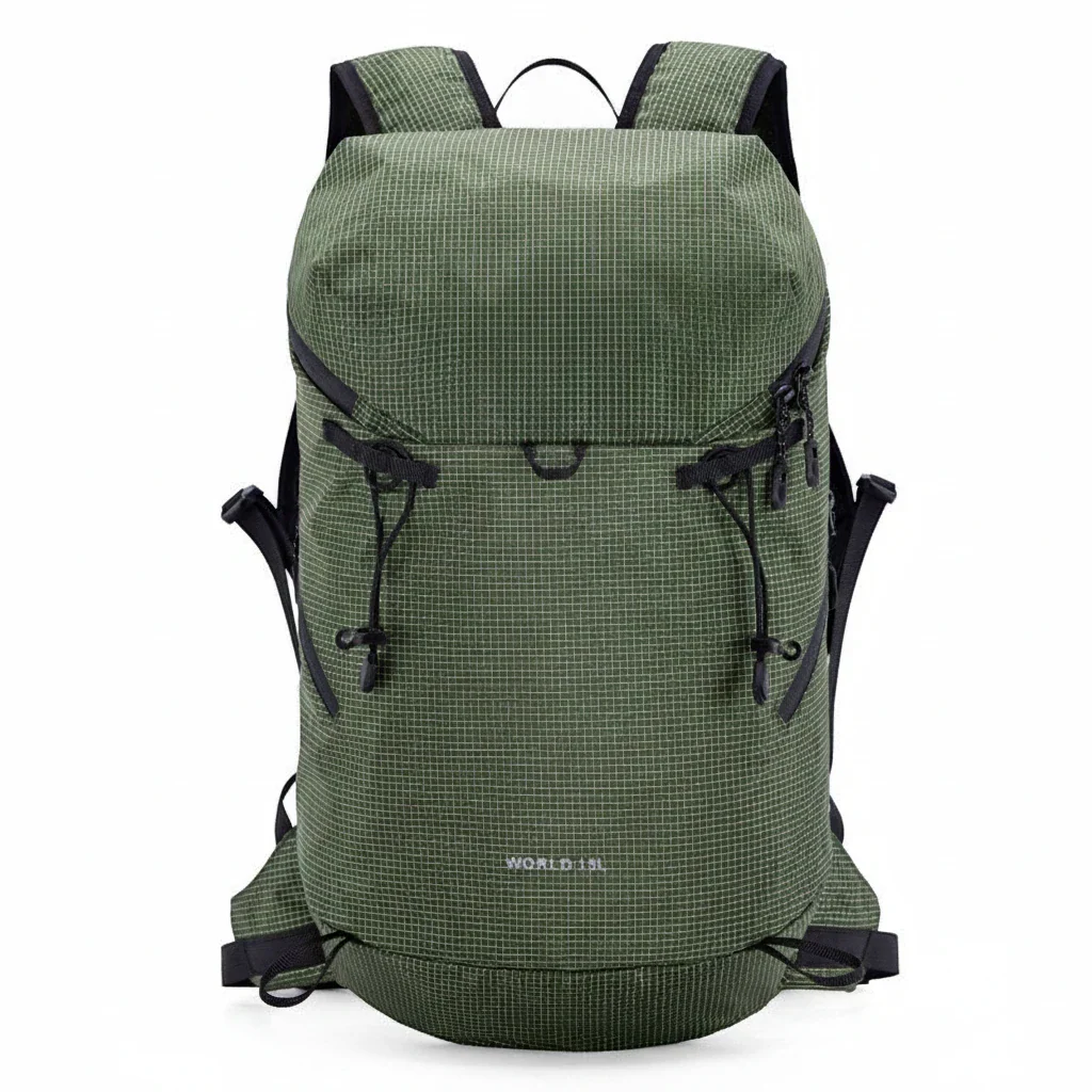 15 Liter Lightweight Hiking Backpack Waterproof Travel Bag Large Capacity