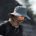 Wide Brim Sun Hat with UV Protection Breathable Outdoor Hat