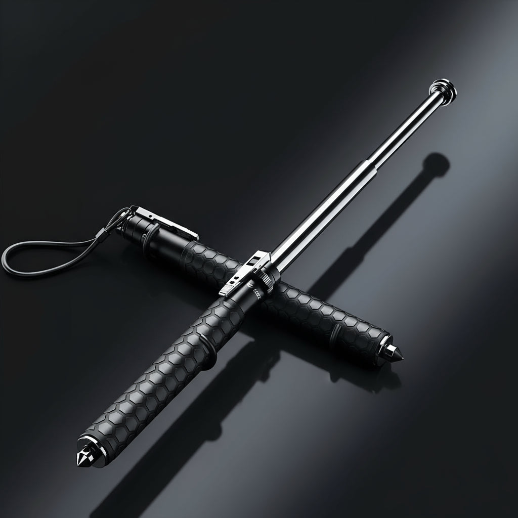 Self Defense Automatic Walking Cane with Stability Support