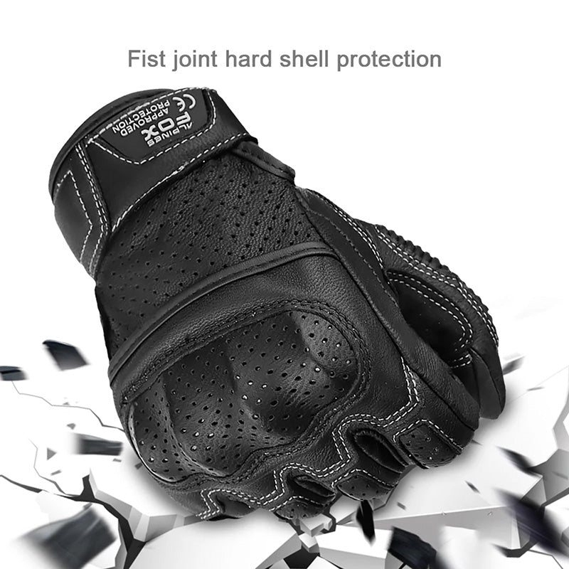 Motorcycle Riding Gloves Retro Style Leather Gloves