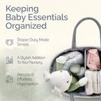 Baby Storage Organizer Basket with Rope Handle