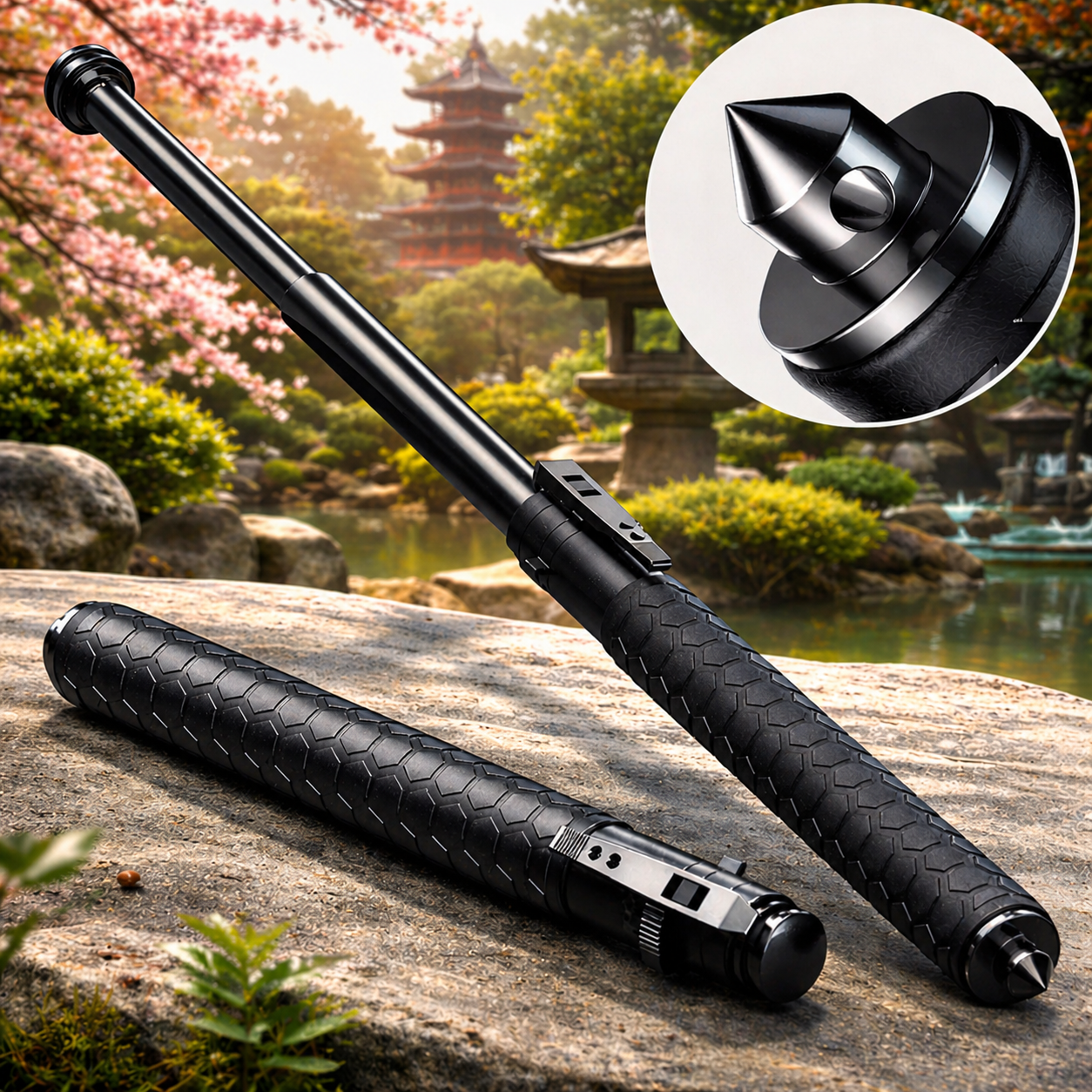 Self-Defense Adjustable Stick Baton