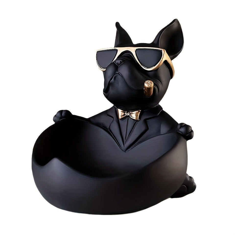 Bulldog Decorative Tray for Home Decoration