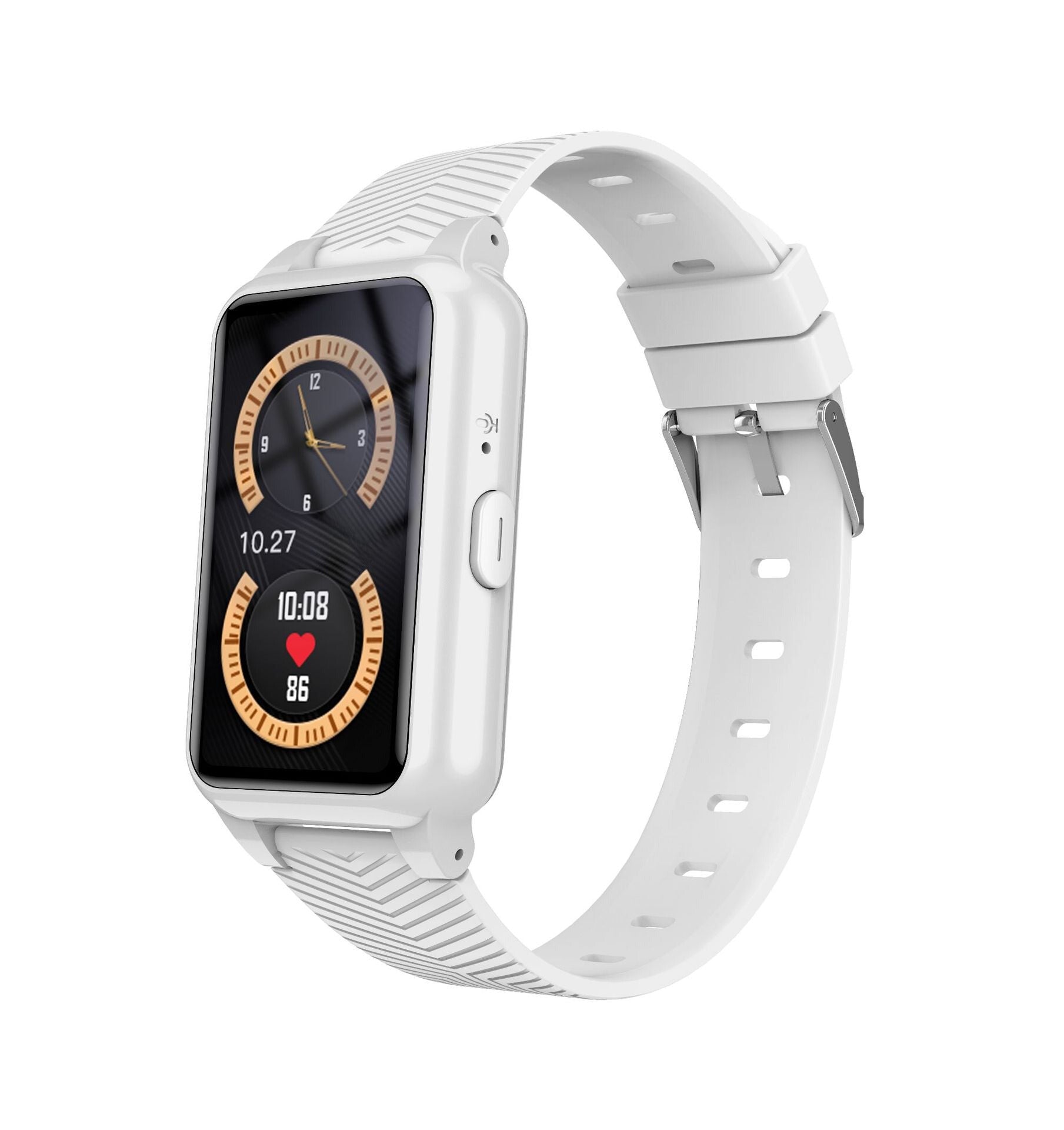 GPS Fall Detection Smartwatch for Seniors Circular Wrist Watch