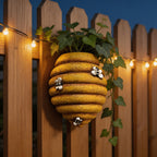 3D Beehive Shaped Wall Mounted Resin Planter Hanging Flower Pot