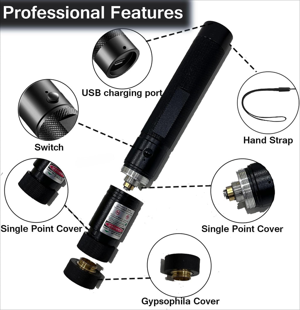 Rechargeable Long Range Laser Pointer Handheld Outdoor Laser Device