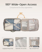 40 Liter Travel Backpack with Packing Cubes Set Backpack Luggage Organizer