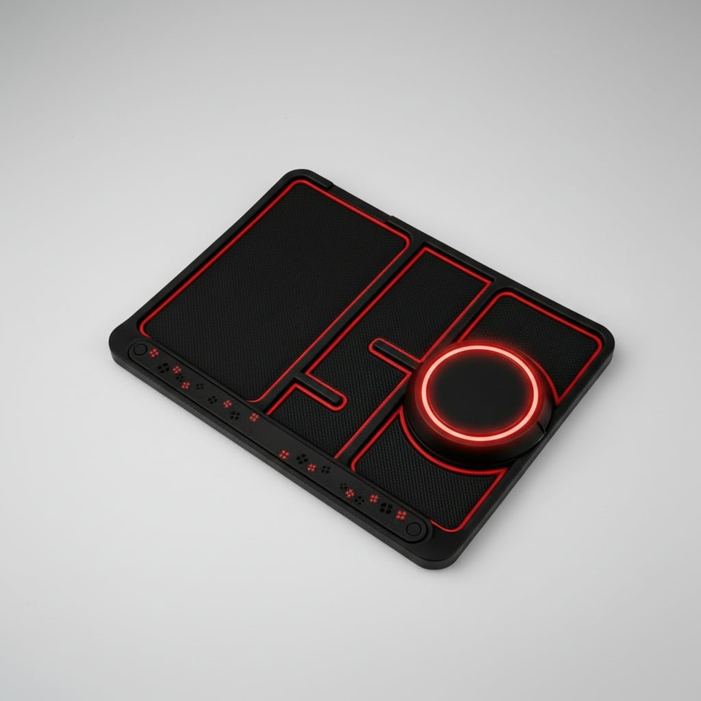 Car Mat Phone Holder Anti Slip Aromatherapy Cool Light Accessory