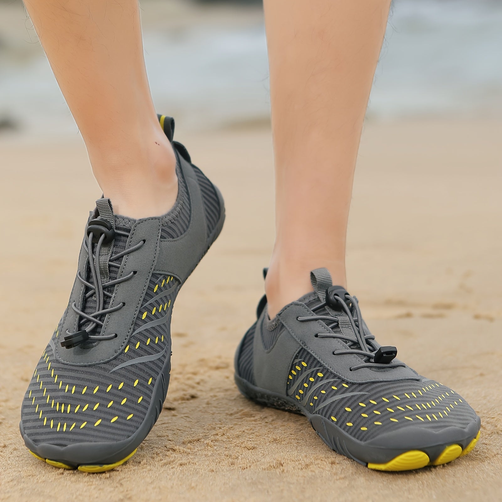 Men's Quick Dry Water Shoes Rubber Sole Swim Fishing Fitness Shoes