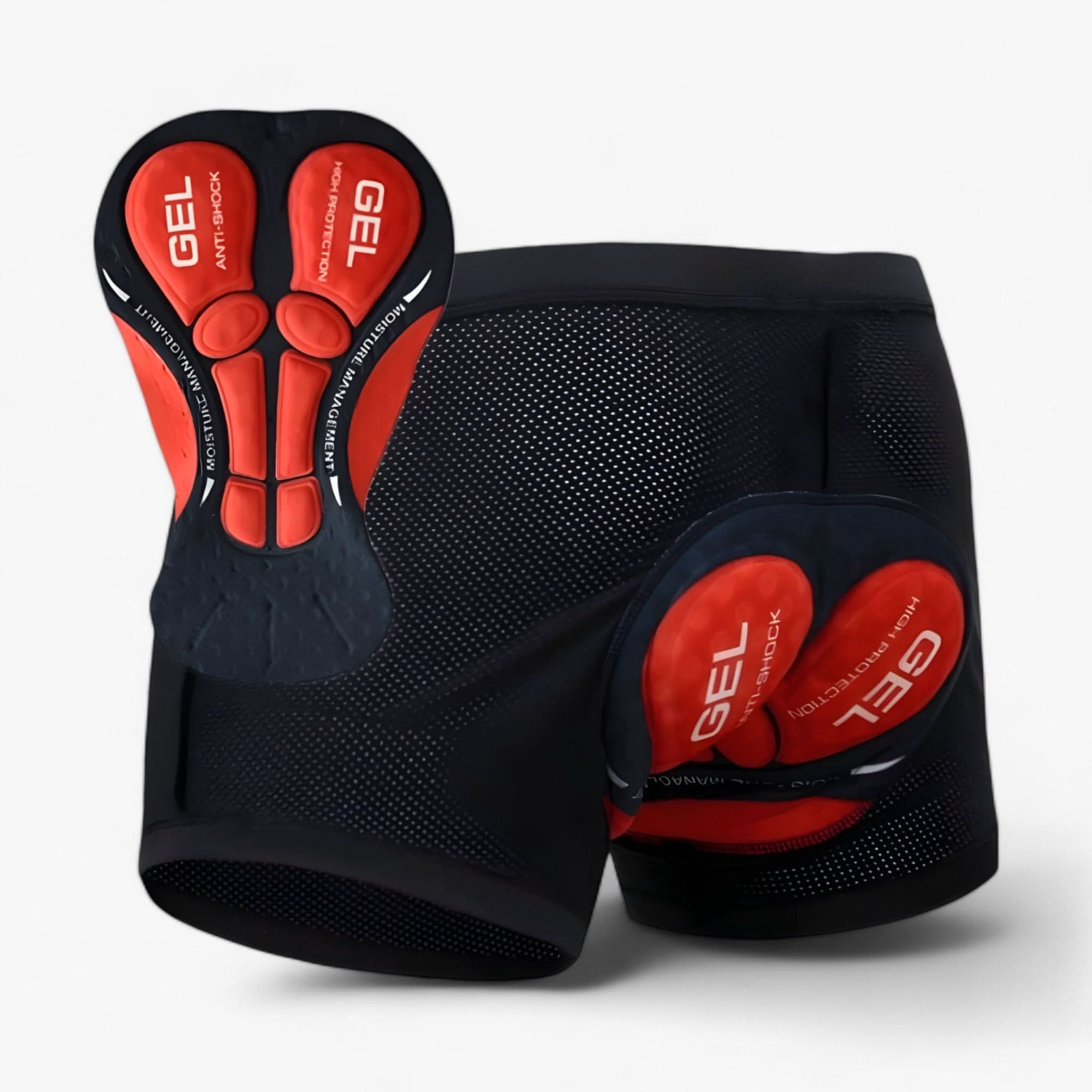 Motorcycle Padded Riding Shorts with Seat Cushion Insert