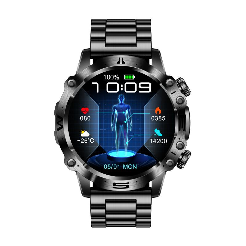 Smartwatch ECG Blood Sugar Blood Pressure Fitness Tracker Circular
