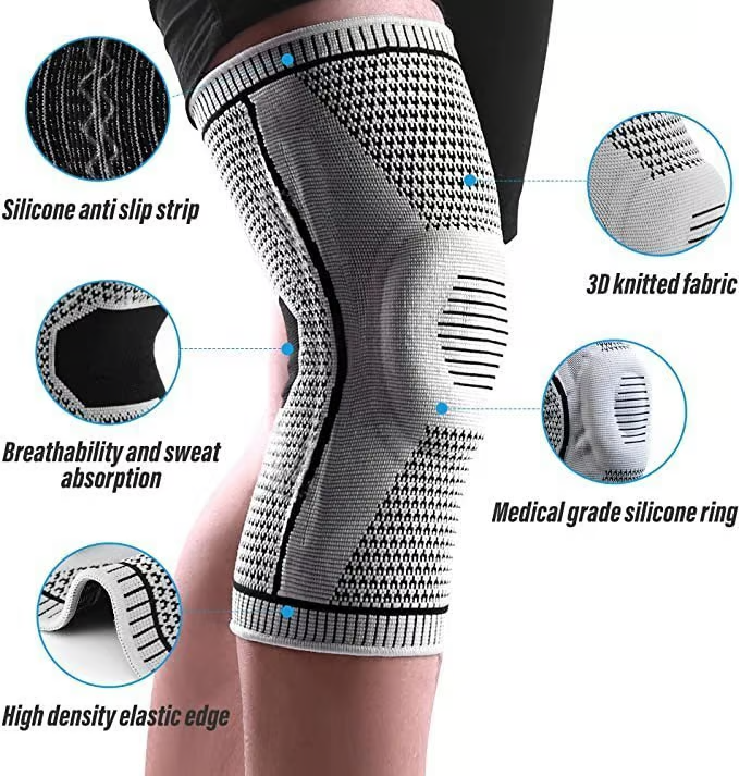 Compression Knee Brace Support Sleeve for Joint Pain Relief