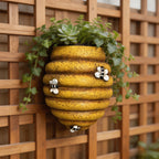 3D Beehive Shaped Wall Mounted Resin Planter Hanging Flower Pot
