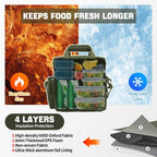 Insulated Tactical Lunch Box Cooler Bag Leakproof Large 18L