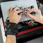 Magnetic Adjustable Wristband Tool Holder with Strong Magnets