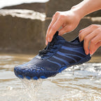 Men Water Sports Mesh Lace Up Quick Dry Athletic Shoes