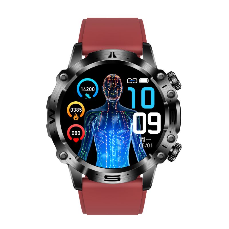 Smartwatch ECG Blood Sugar Blood Pressure Fitness Tracker Circular