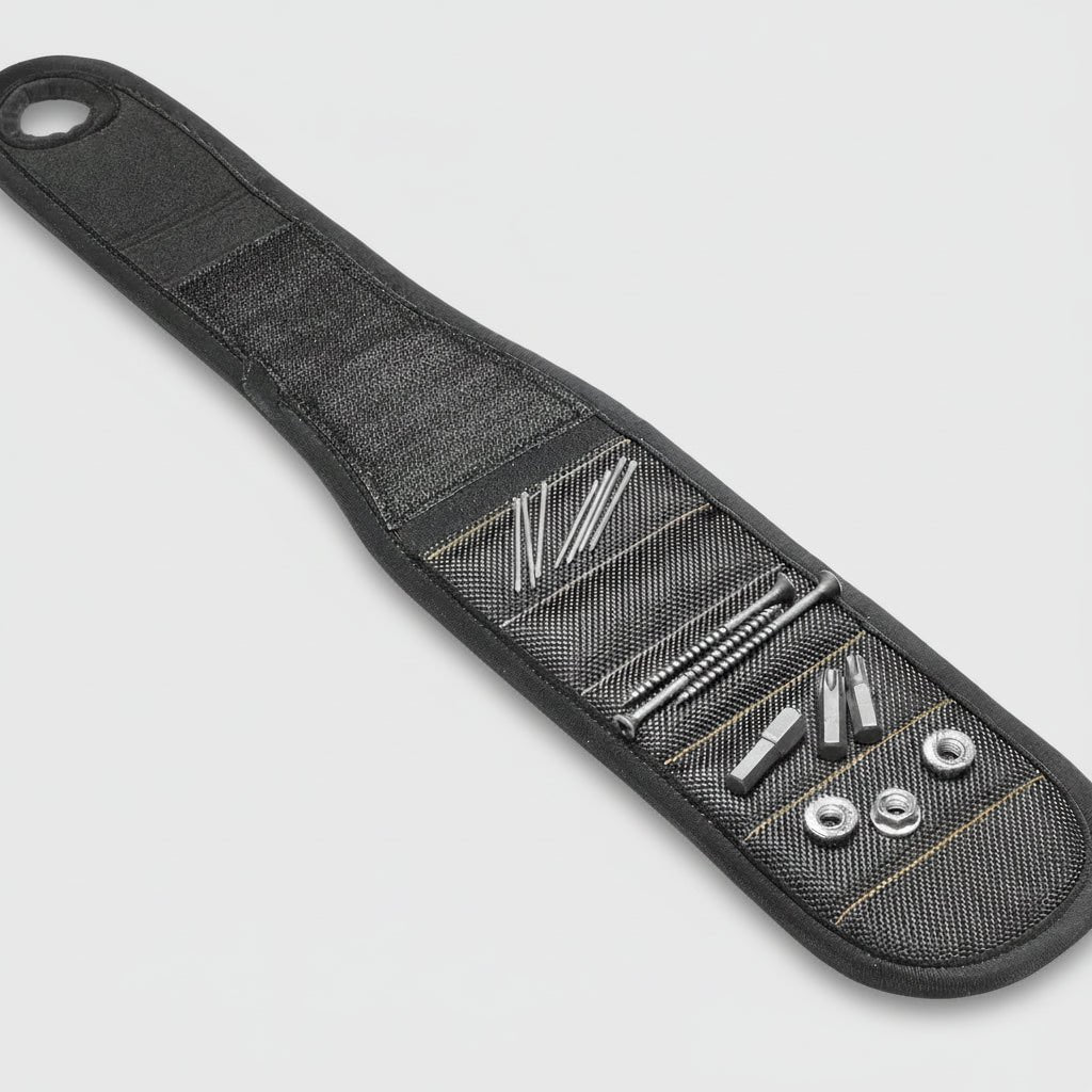 Magnetic Adjustable Wristband Tool Holder with Strong Magnets