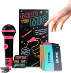 Party Game Grab The Mic Board Game for Singing and Music Challenges