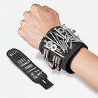 Magnetic Adjustable Wristband Tool Holder with Strong Magnets