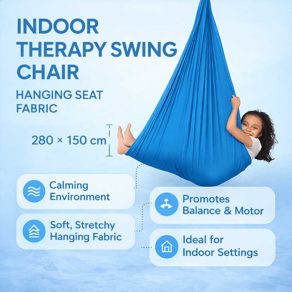 Kids Indoor Hanging Swing Seat Soft Fabric Child Swing