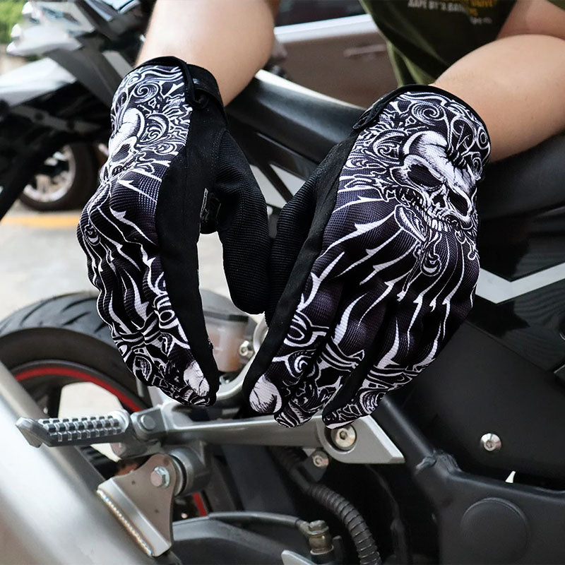 Motorcycle Protective Mesh Gloves Touchscreen Non Slip