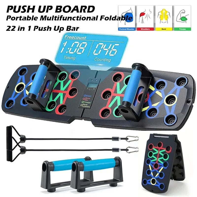 Digital Push-Up Board 30-in-1 Full Body Workout Exercise Equipment