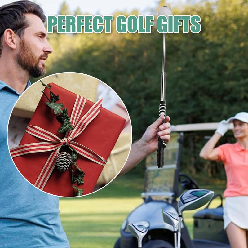 Golf Swing Trainer with Grip Alignment Stick Practice Aid