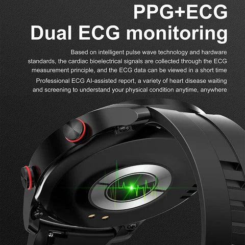 Non-Invasive Blood Glucose Monitor Smartwatch Wristwatch
