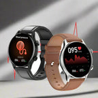 AMOLED Smartwatch Circular Fitness Tracker Bluetooth Call IP68 Waterproof