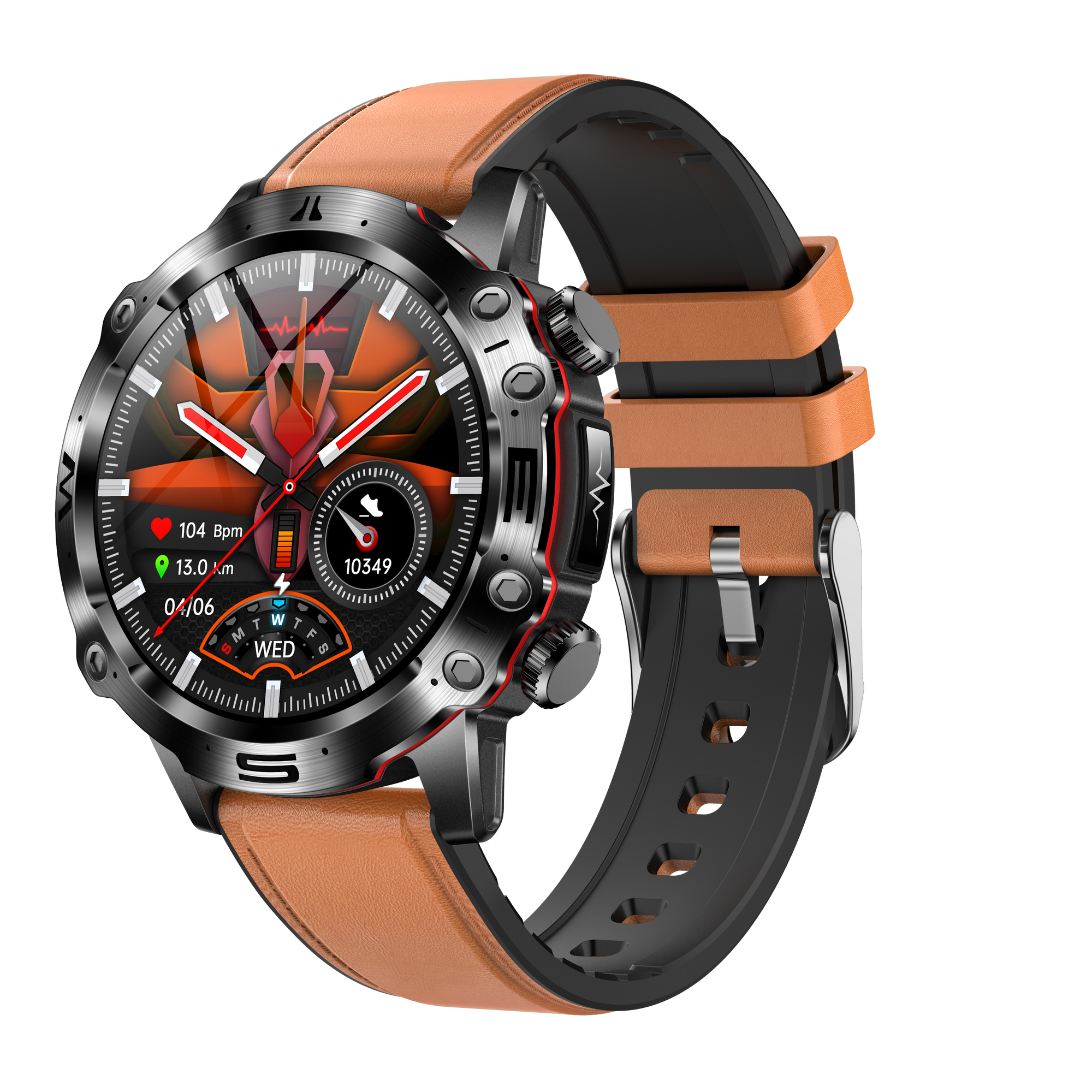Smartwatch ECG Blood Sugar Blood Pressure Fitness Tracker Circular