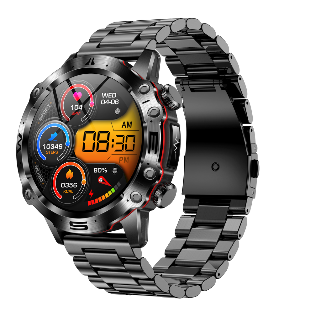 Smartwatch ECG Blood Sugar Blood Pressure Fitness Tracker Circular