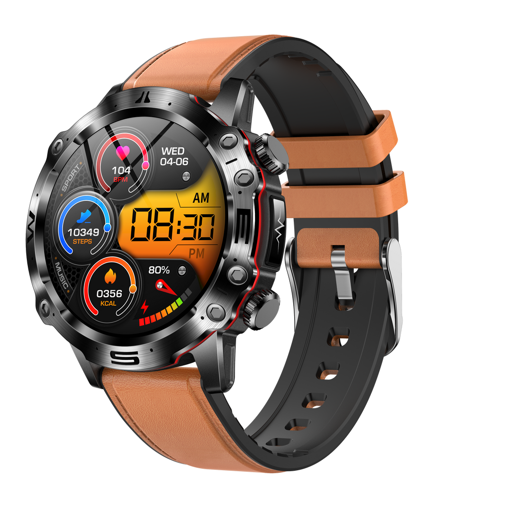 Smartwatch ECG Blood Sugar Blood Pressure Fitness Tracker Circular