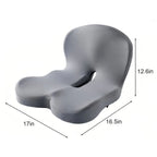 Memory Foam Seat Cushion Ergonomic Tailbone Support for Back Pain Relief