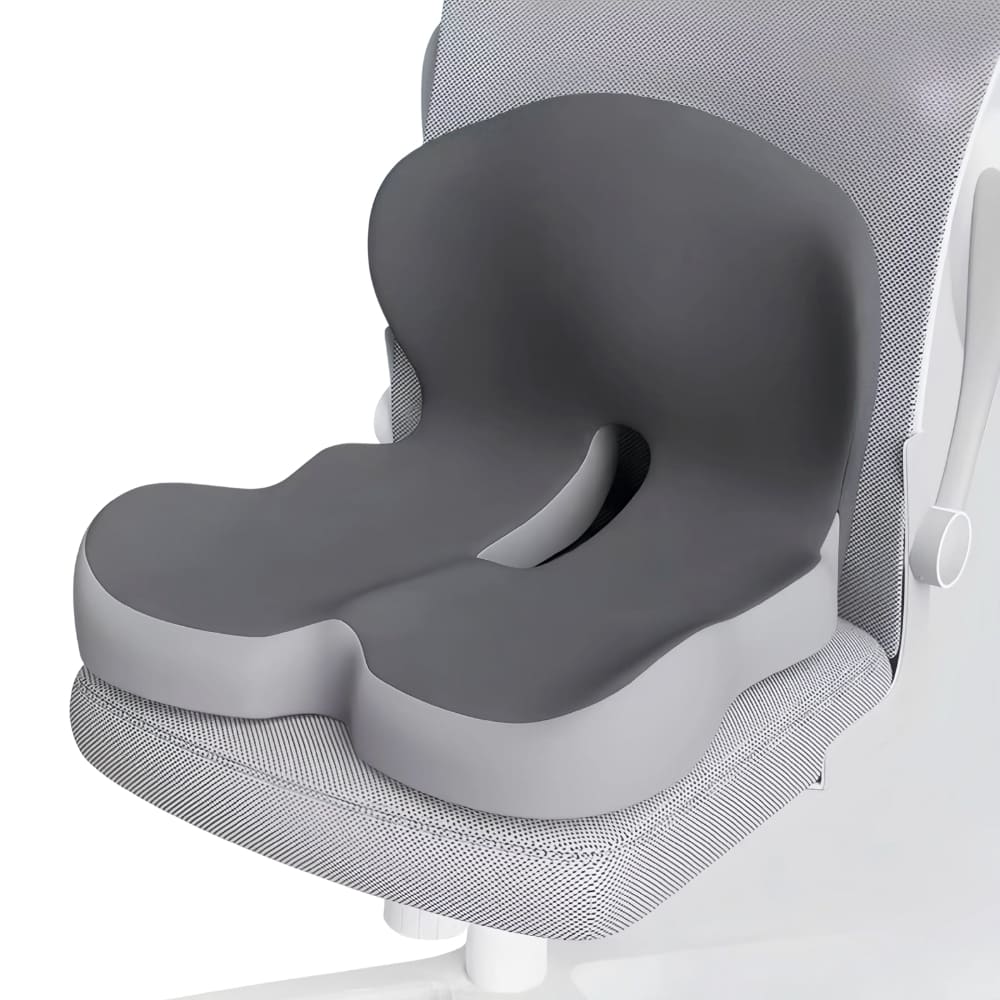 Memory Foam Seat Cushion Ergonomic Tailbone Support for Back Pain Relief