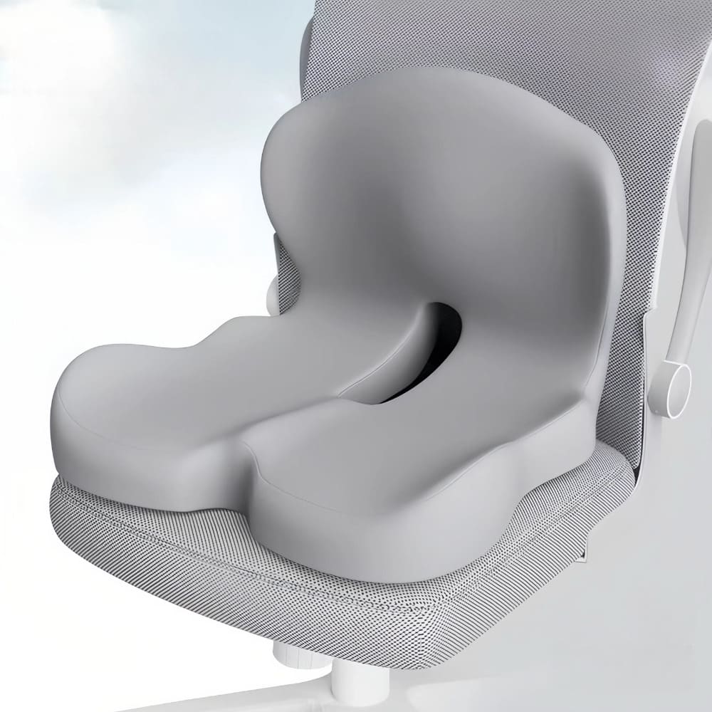 Memory Foam Seat Cushion Ergonomic Tailbone Support for Back Pain Relief