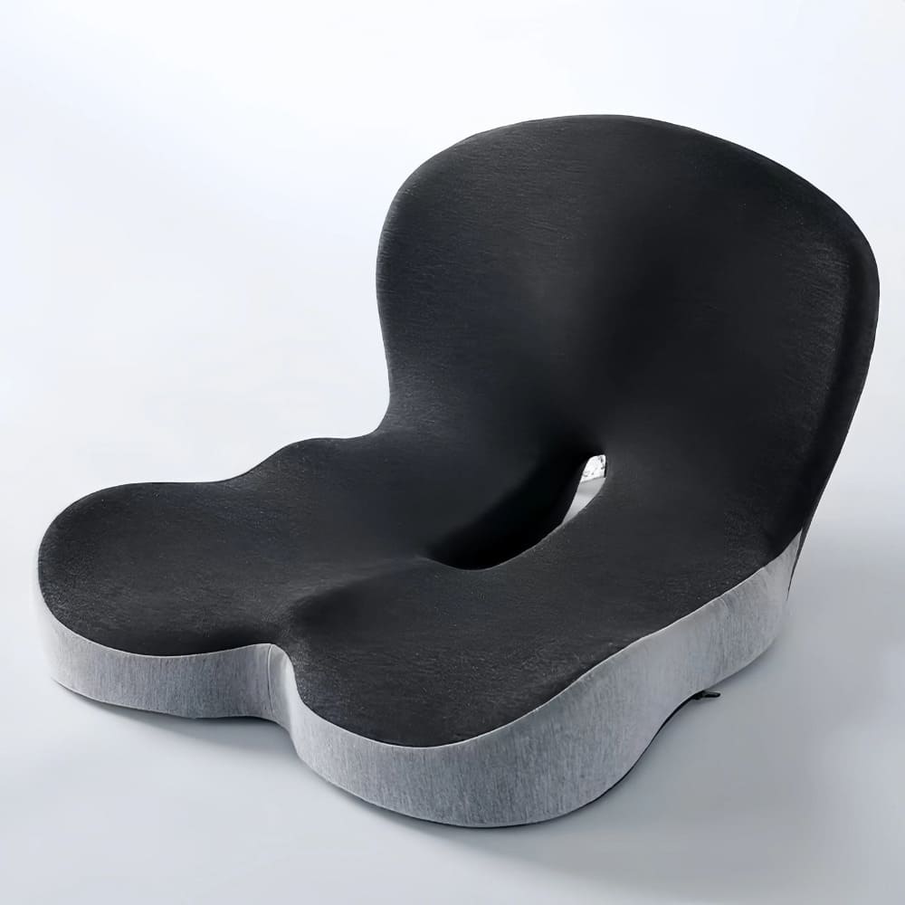 Memory Foam Seat Cushion Ergonomic Tailbone Support for Back Pain Relief