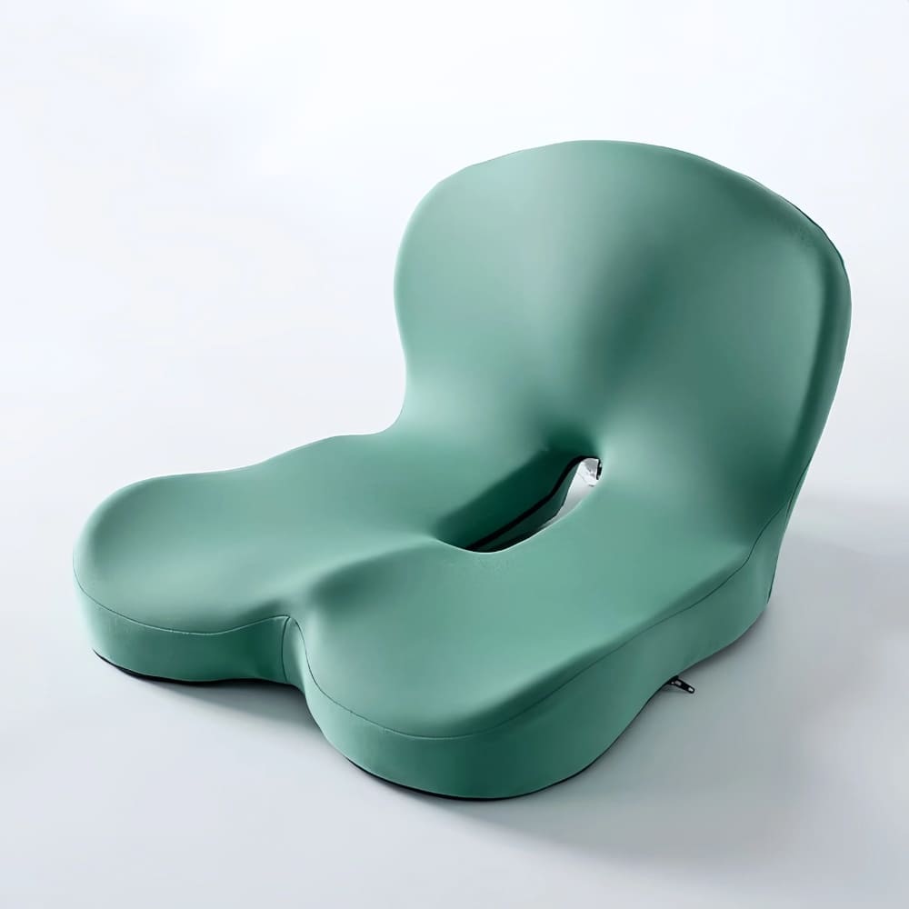 Memory Foam Seat Cushion Ergonomic Tailbone Support for Back Pain Relief