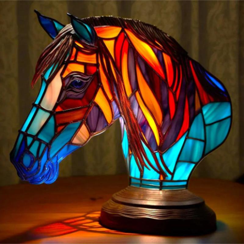 Animal 3D LED Acrylic Lamp with Turtle Owl Lion Mermaid Shapes 12 Options