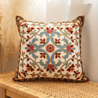 Square Embroidered Cushion Cover Pillow Case